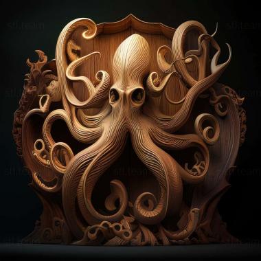 3D model Callistoctopus (STL)